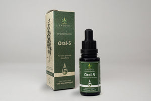 Oral-5, 20 ml Kosmetisches Mund-Pflegeöl mit 5% CBD
