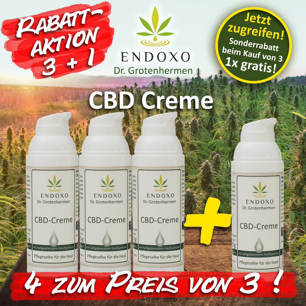 Promotie Endoxo CBD Cream 3 + 1 