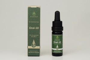Oral-10, 10 ml cosmetische mondverzorgingsolie met 10% CBD
